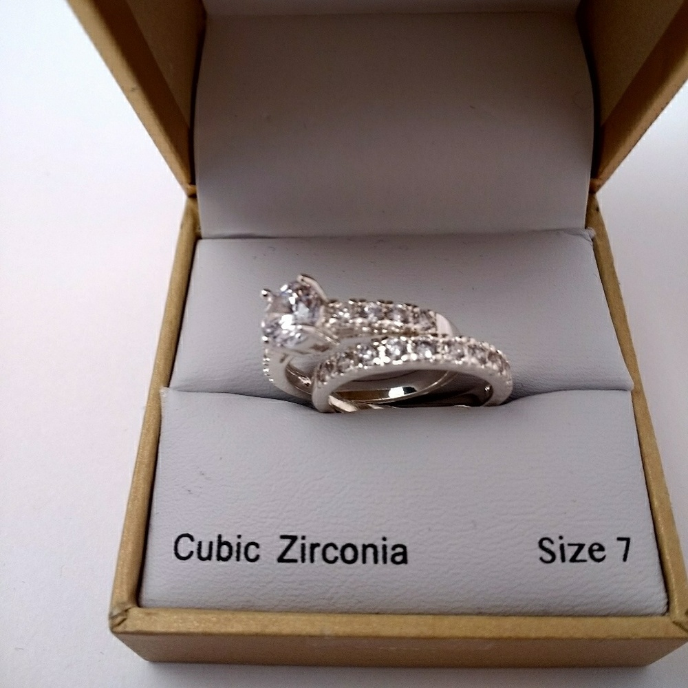 Charter Club Ring Set CZ Engagement